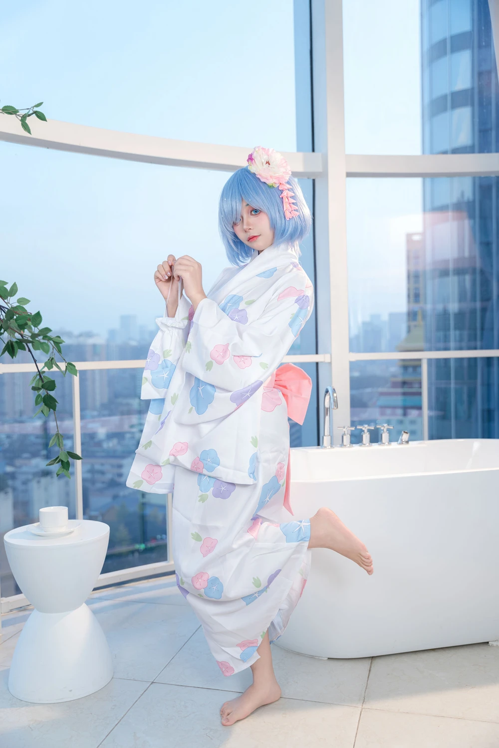 滕子京大王 – 从零开始的异世界生活-蕾姆和服 - 第 4 张