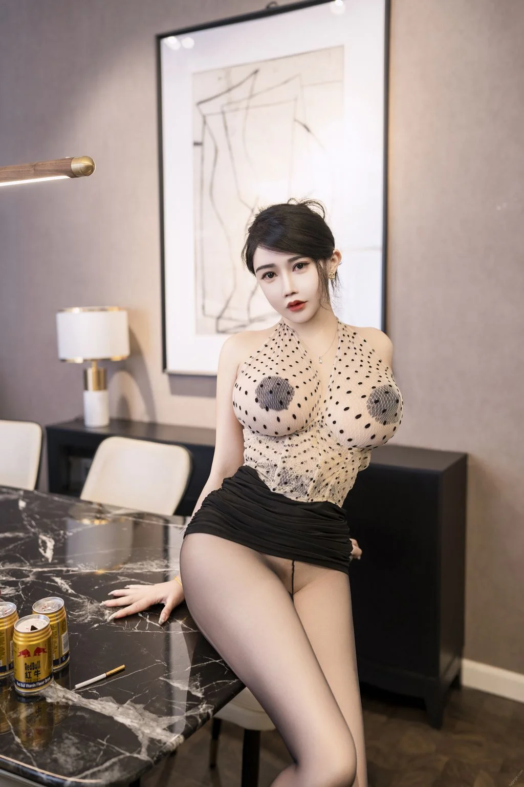 [内购无水印] 李若汐 秀人网模特 厨房女仆 90P 第39张（李若汐）