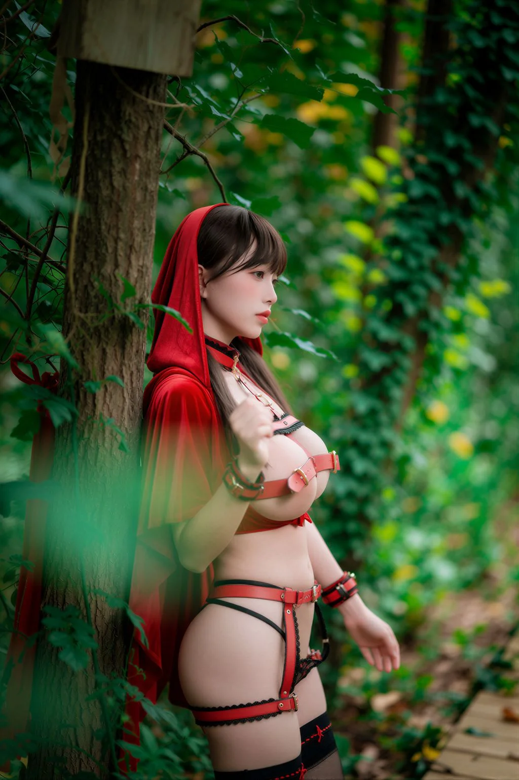 [DJAWA Photo] DDiDDi Cheeky Red Riding Hood 157P 第23张（DDiDDi）