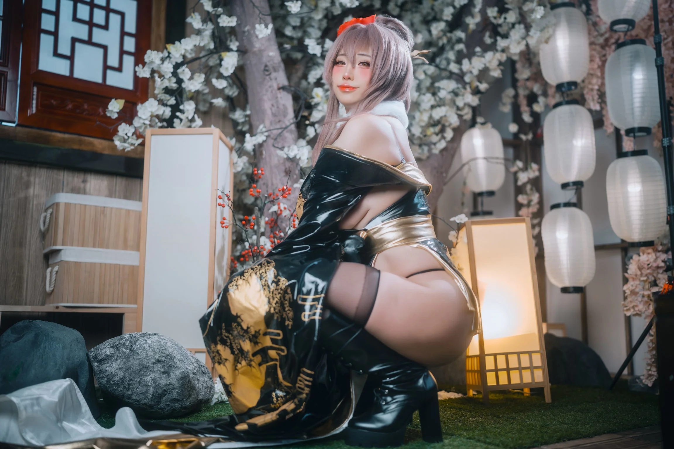 [DJAWA Photo] YuRa Nikke Noir Black Rabbit 102P 第22张（YuRa）