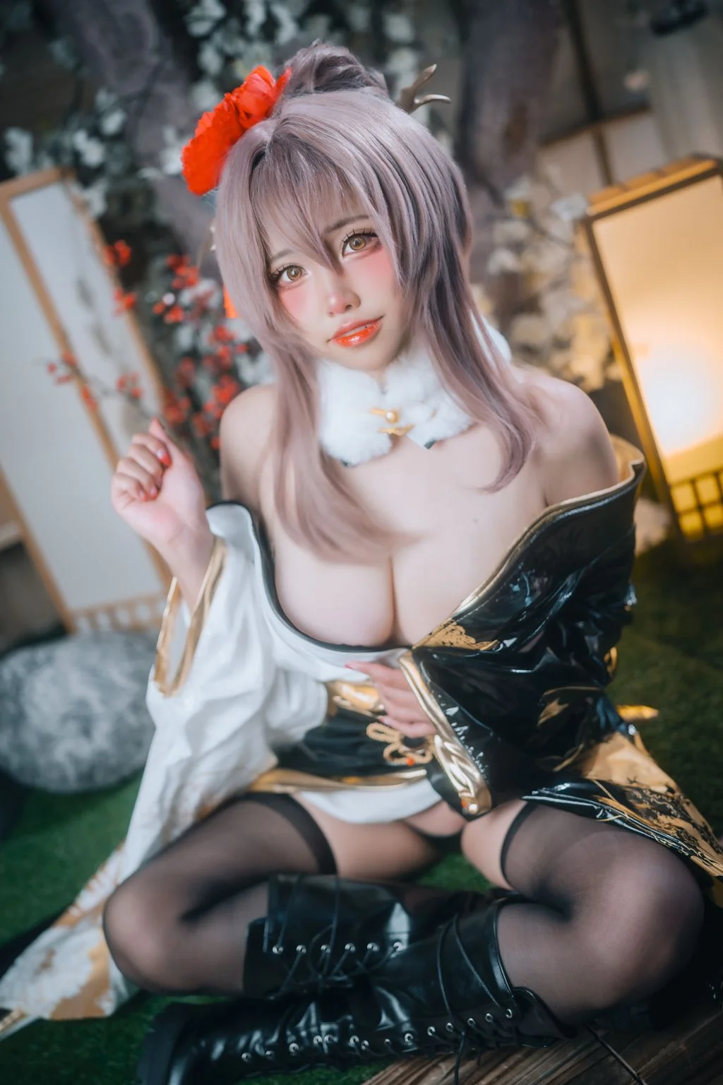 [DJAWA Photo] YuRa Nikke Noir Black Rabbit 102P 第33张（YuRa）