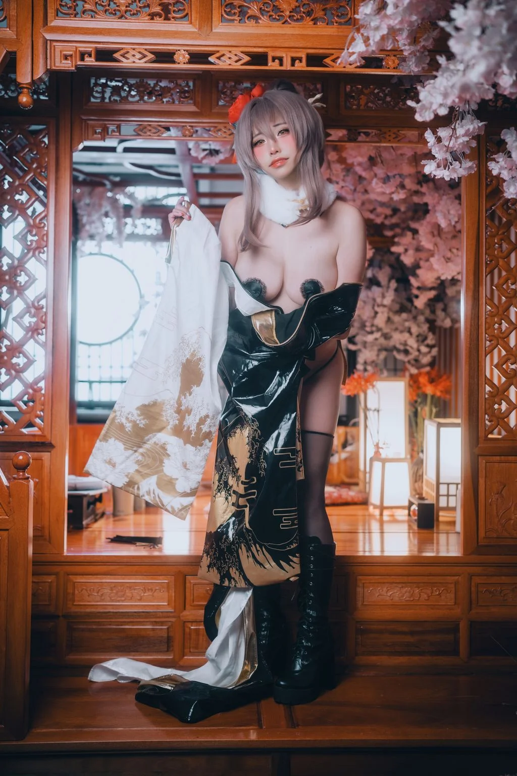 [DJAWA Photo] YuRa Nikke Noir Black Rabbit 102P 第54张（YuRa）