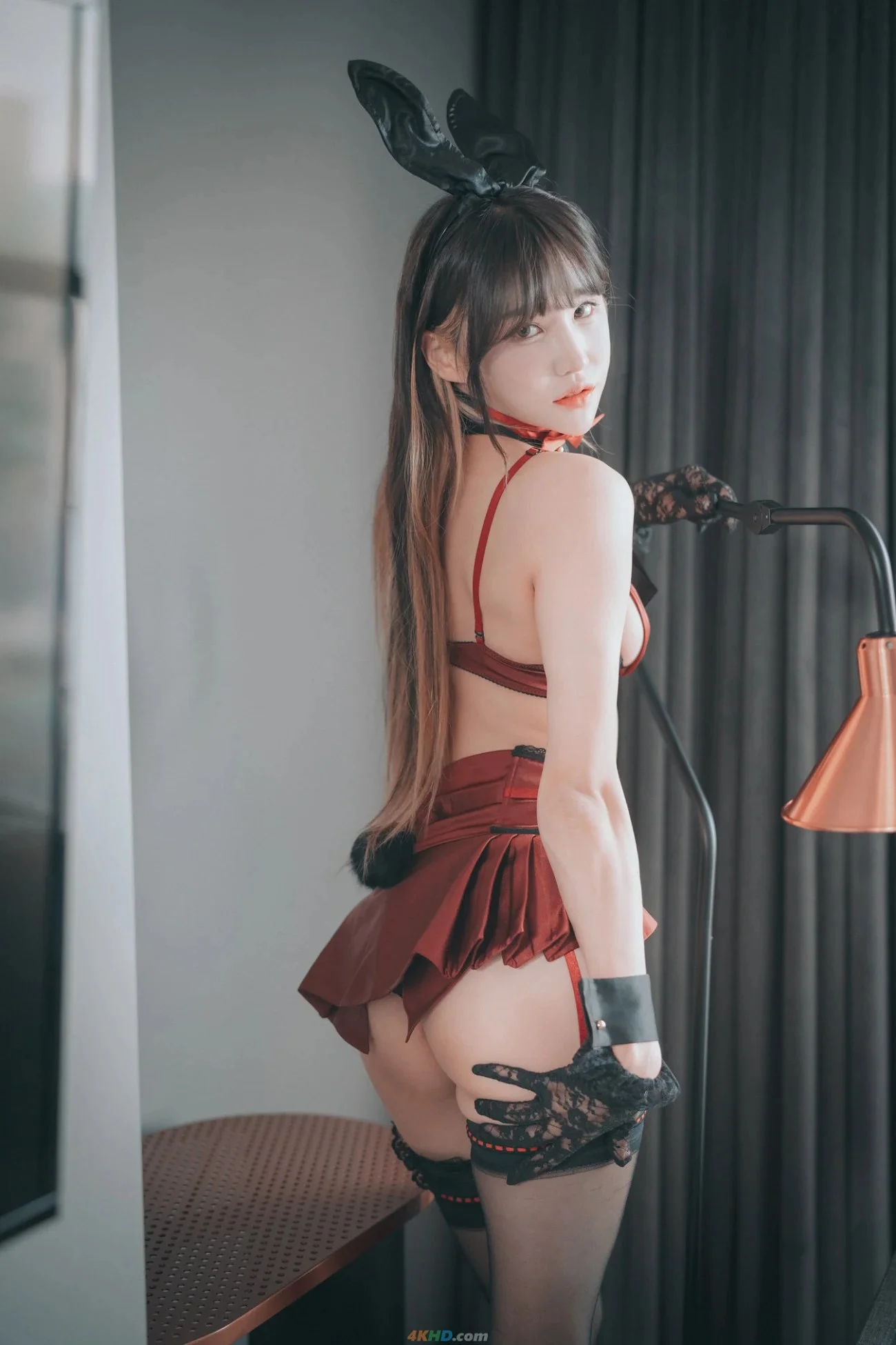 [DJAWA] Taeri Red Velvet Bunny Girl 20P 第55张（Taeri Red Velvet Bunny Girl）