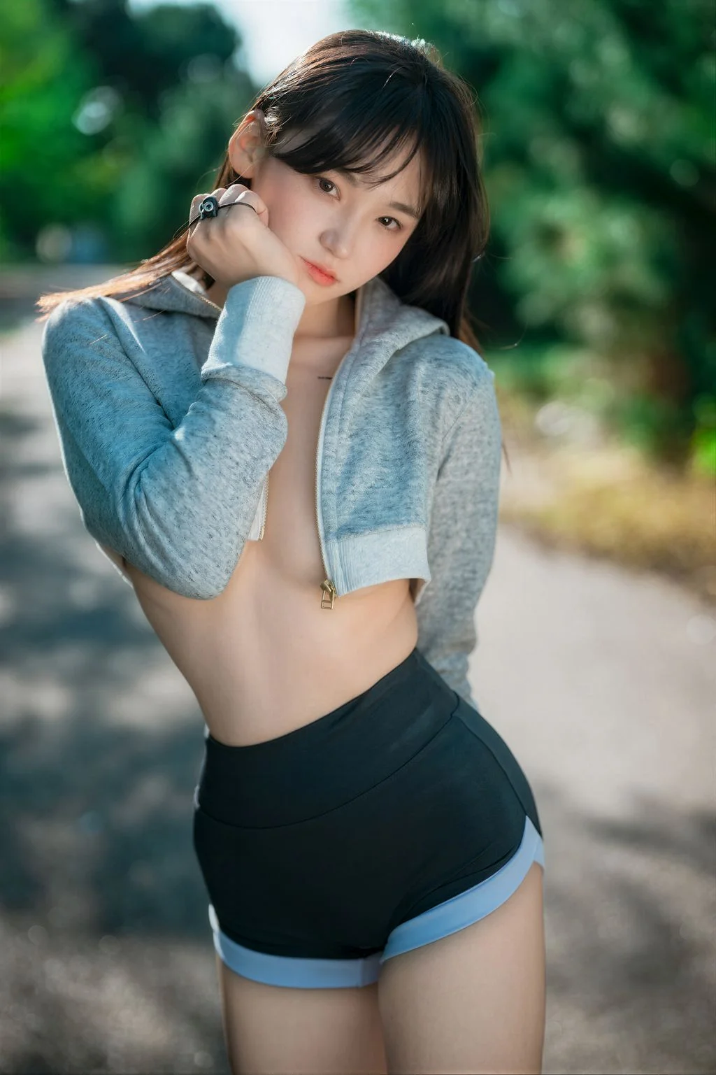 [DJAWA Photo] HENDOONG (혠둥이) Loose and Tight Jade Blue 50P 第21张（HENDOONG (혠둥이)）