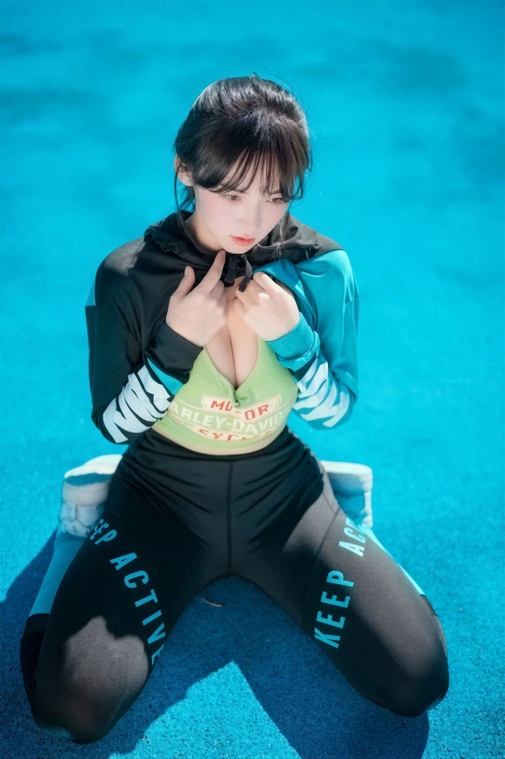 [DJAWA Photo] HENDOONG (혠둥이) Loose and Tight Jade Blue 50P 第43张（HENDOONG (혠둥이)）