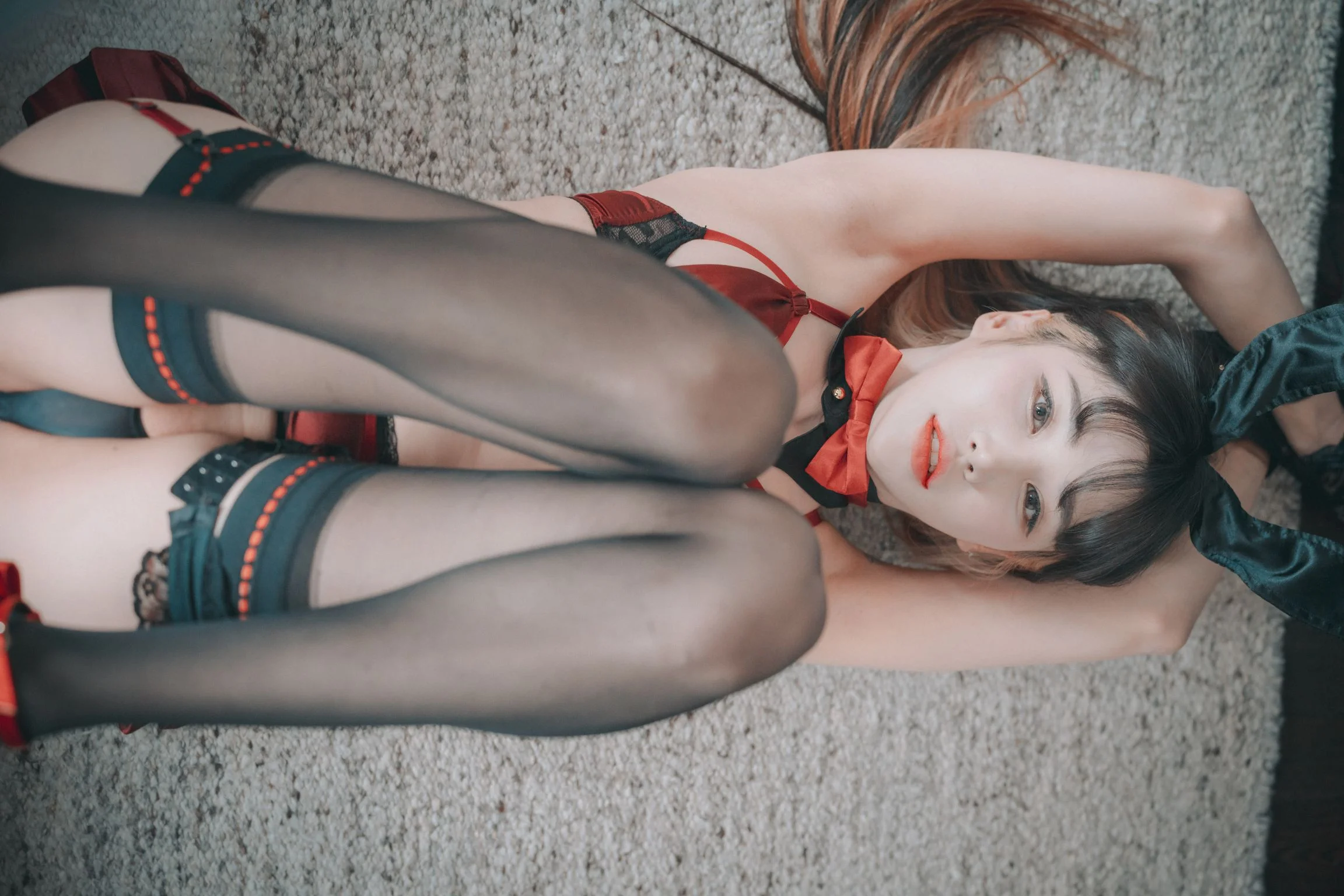 [DJAWA Photo] Taeri Red Velvet Bunny Girl 87P 第64张（Taeri）