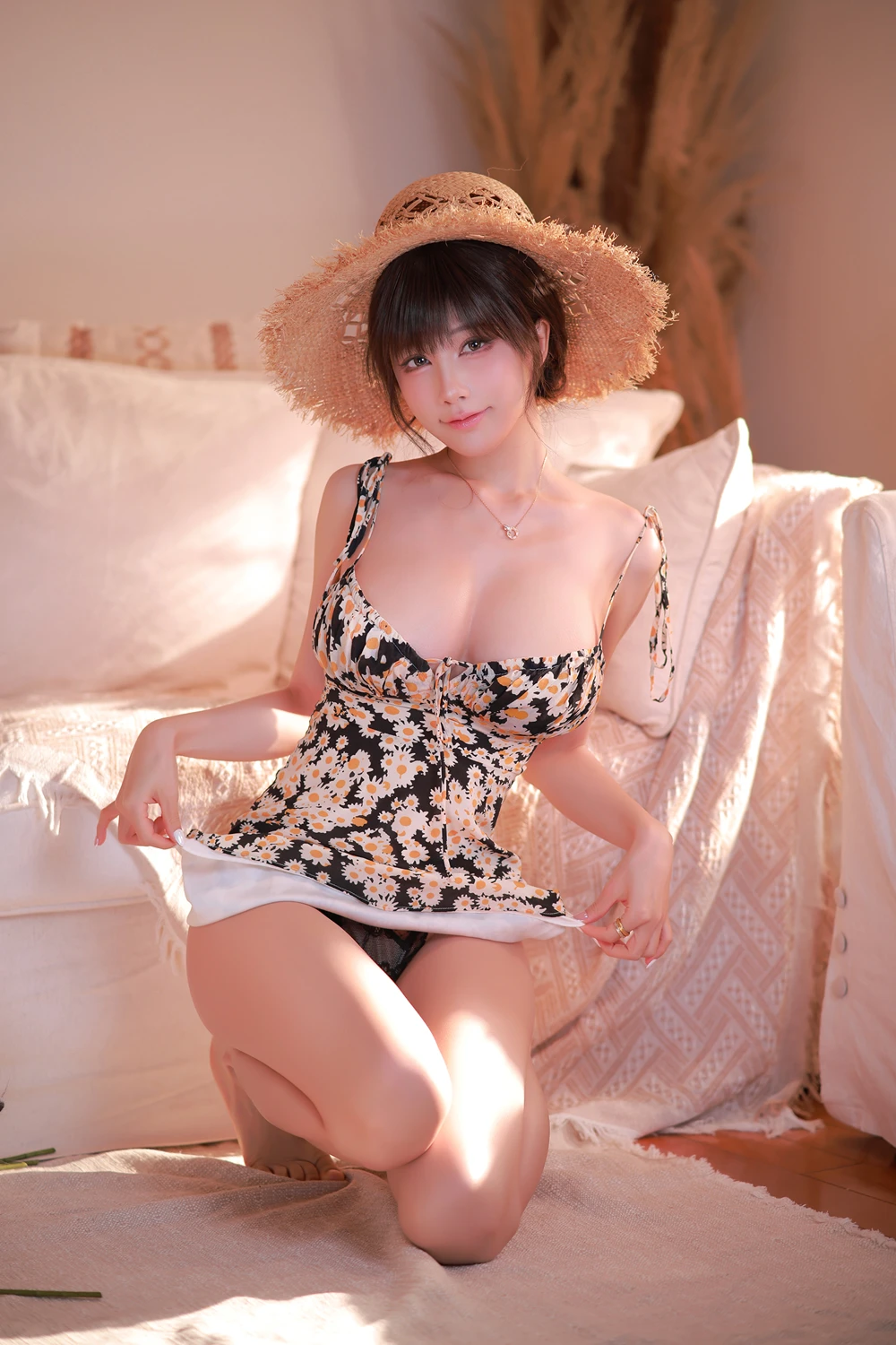 [水淼aqua] Cosplay 水淼Aqua – summer dress 70P - 第 12 张写真