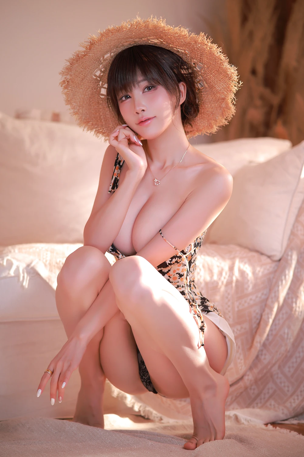 [水淼aqua] Cosplay 水淼Aqua – summer dress 70P - 第 13 张写真