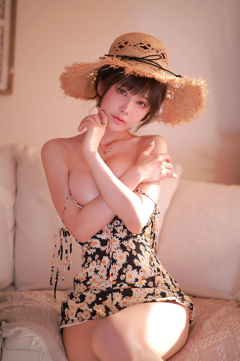 [水淼aqua] Cosplay 水淼Aqua – summer dress 70P - 第 51 张写真