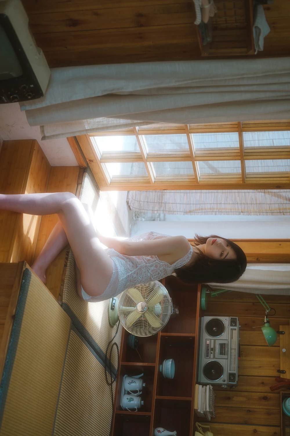 [年年Nnian] Cosplay 年年Nnian – 木绣球 & 夏日小院 90P - 第 78 张写真