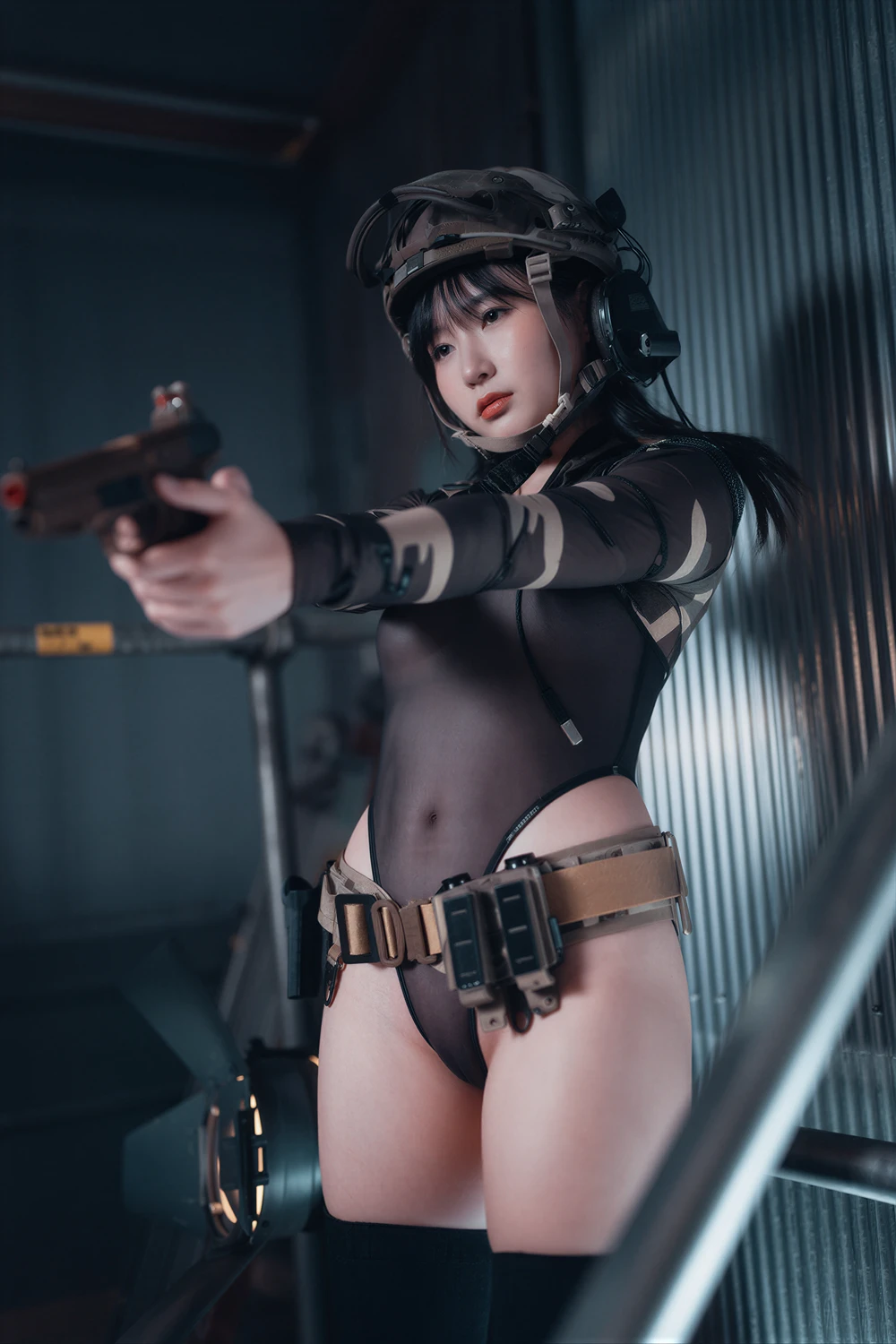 [DJAWA] PIA 피아 – DJAWA 「Loose and Tight Combat Green & Camo」 76P - 第 61 张写真