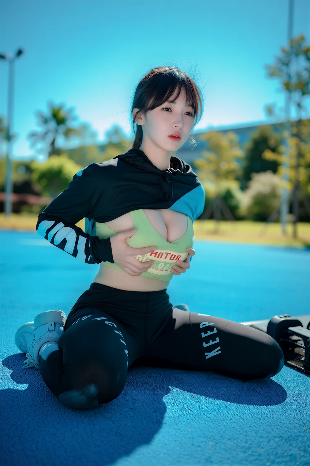 [DJAWA] Hendoong 혠둥이 – DJAWA 「Loose and Tight Jade Blue」 50P - 第 2 张写真