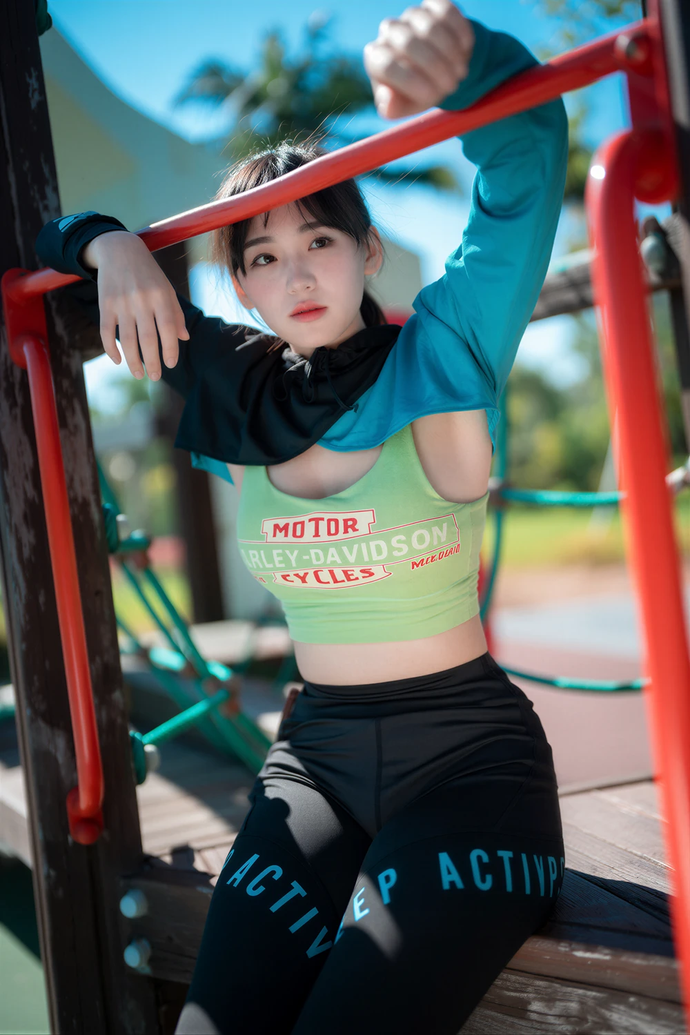 [DJAWA] Hendoong 혠둥이 – DJAWA 「Loose and Tight Jade Blue」 50P - 第 10 张写真