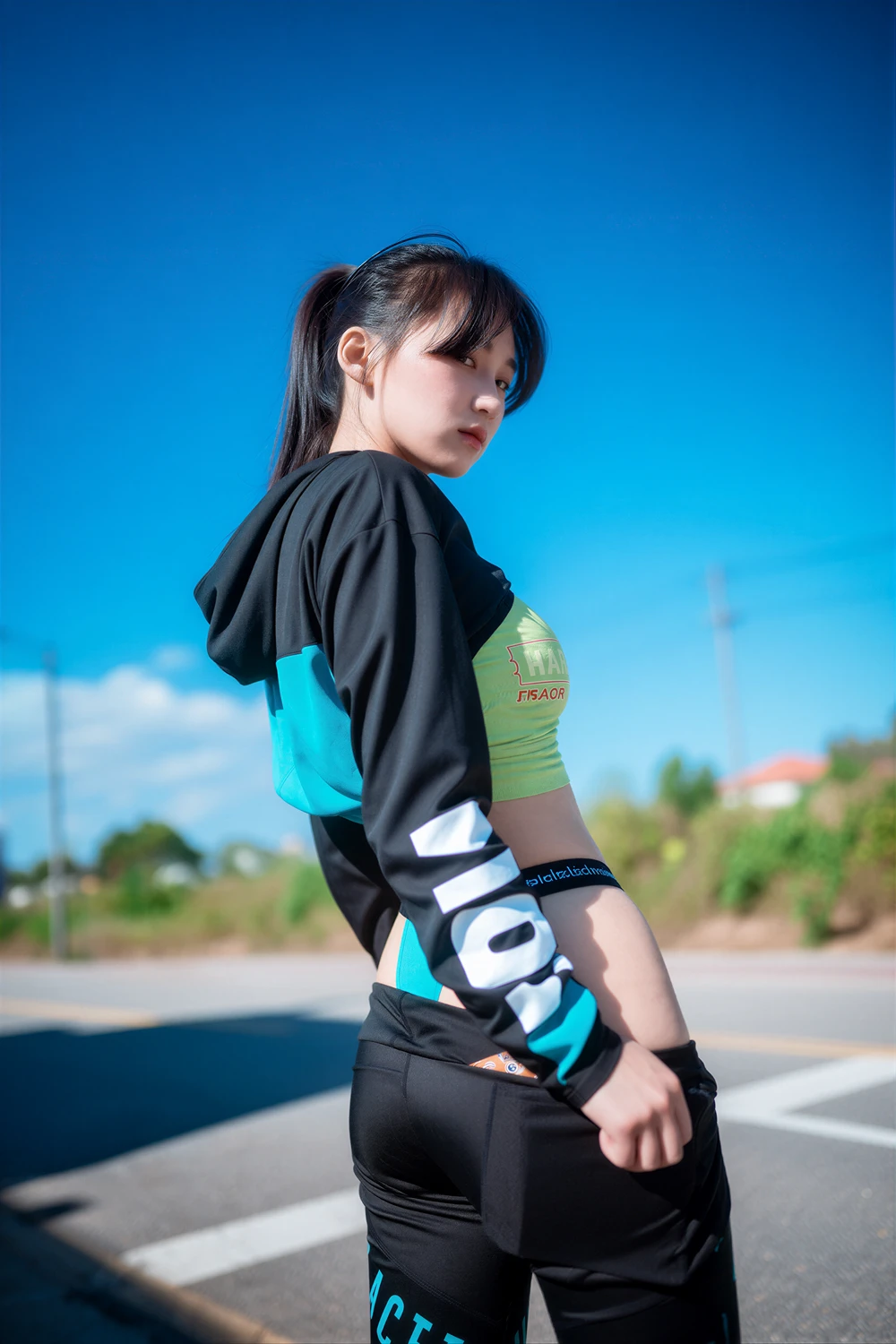 [DJAWA] Hendoong 혠둥이 – DJAWA 「Loose and Tight Jade Blue」 50P - 第 14 张写真