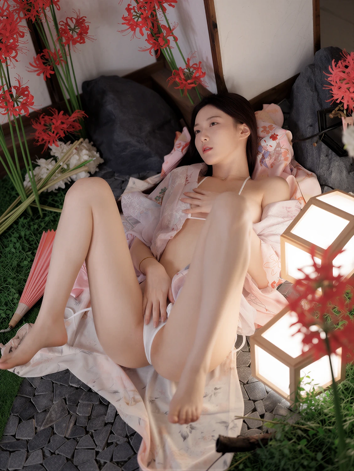 [Bimilstory] Hayun 하윤 – Bimilstory 「Vol.16 Cherry Blossom Date」 60P - 第 25 张写真