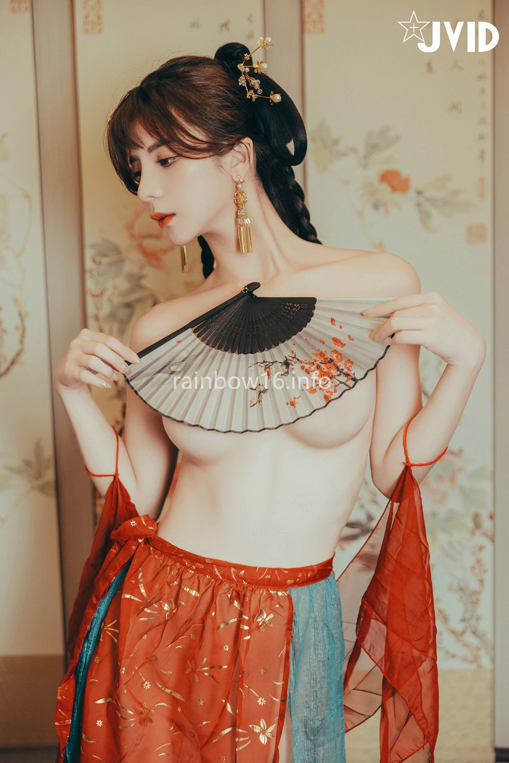 [DJAWA] JVID 小米恩Mina – 裸身淫想渡中秋 Set.02 75P - 第 34 张写真