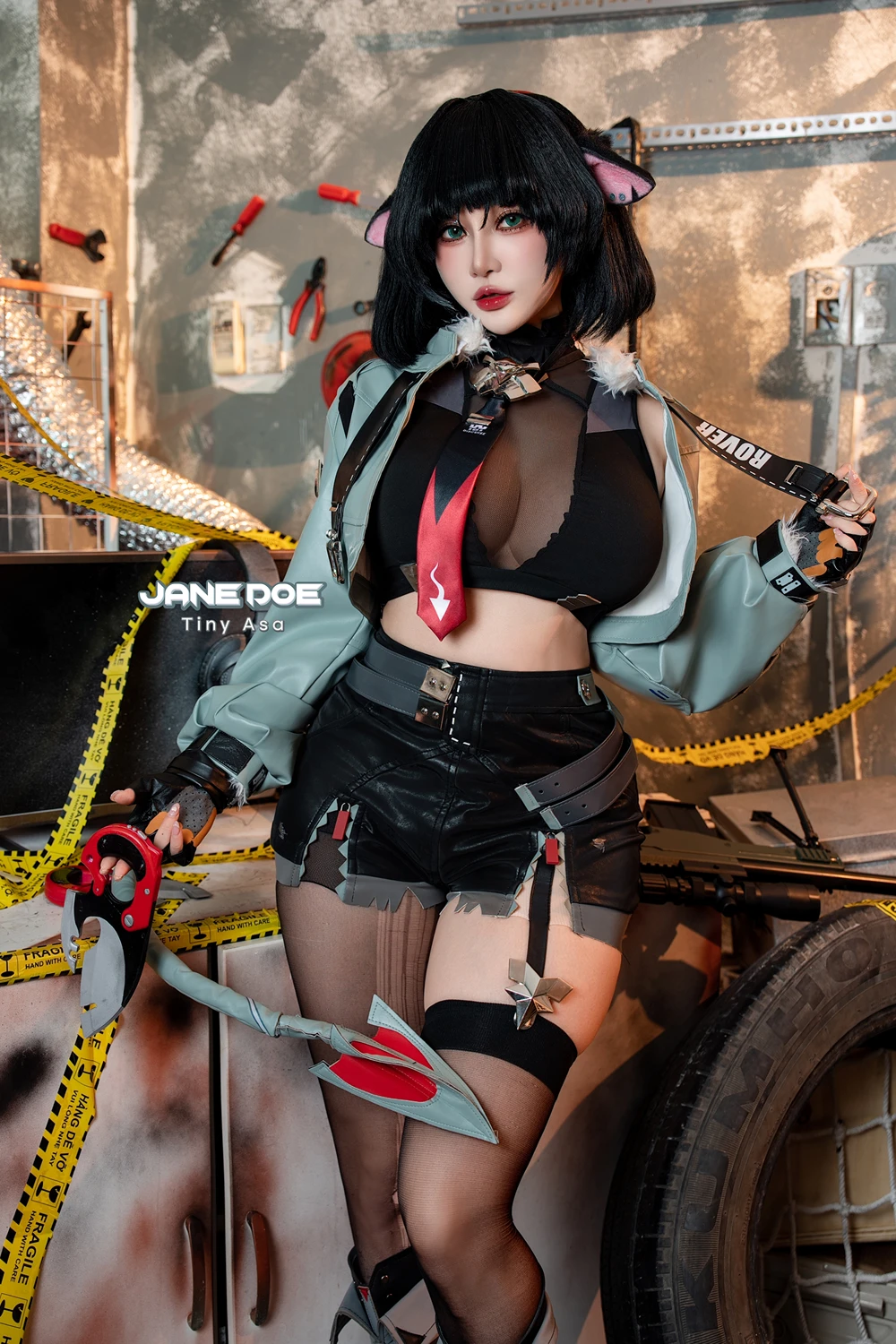 [Tiny Asa] Cosplay Tiny Asa – Jane Doe Zenless Zone Zero 绝区零 简·杜 45P - 第 1 张写真