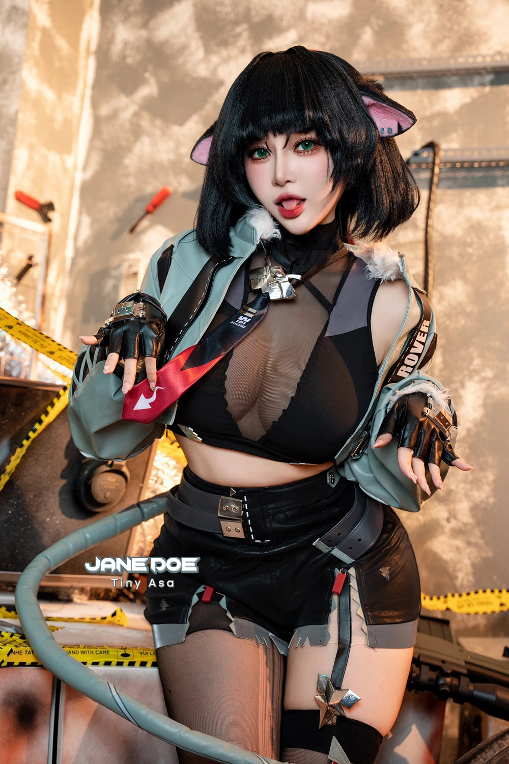 [Tiny Asa] Cosplay Tiny Asa – Jane Doe Zenless Zone Zero 绝区零 简·杜 45P - 第 3 张写真