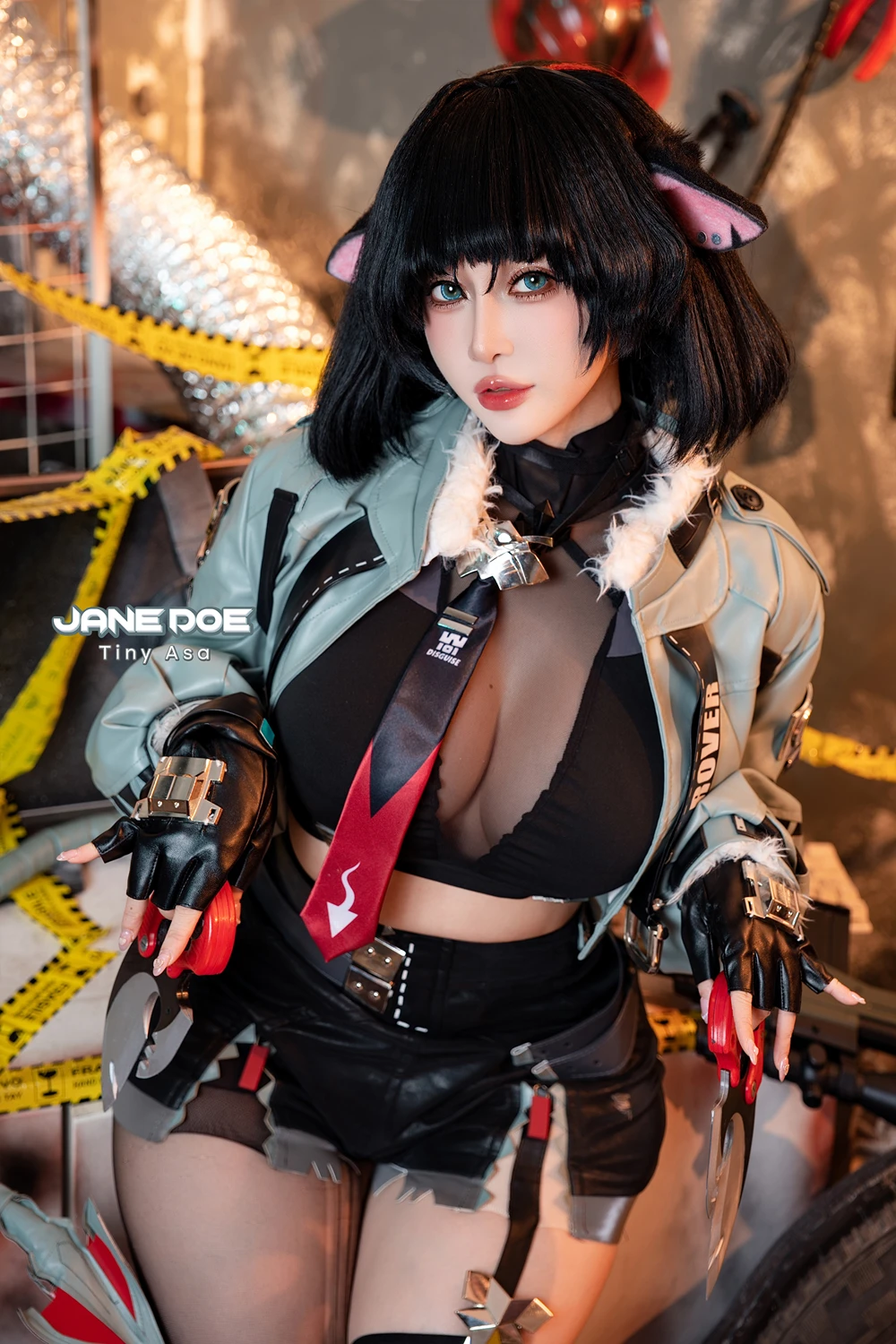 [Tiny Asa] Cosplay Tiny Asa – Jane Doe Zenless Zone Zero 绝区零 简·杜 45P - 第 5 张写真