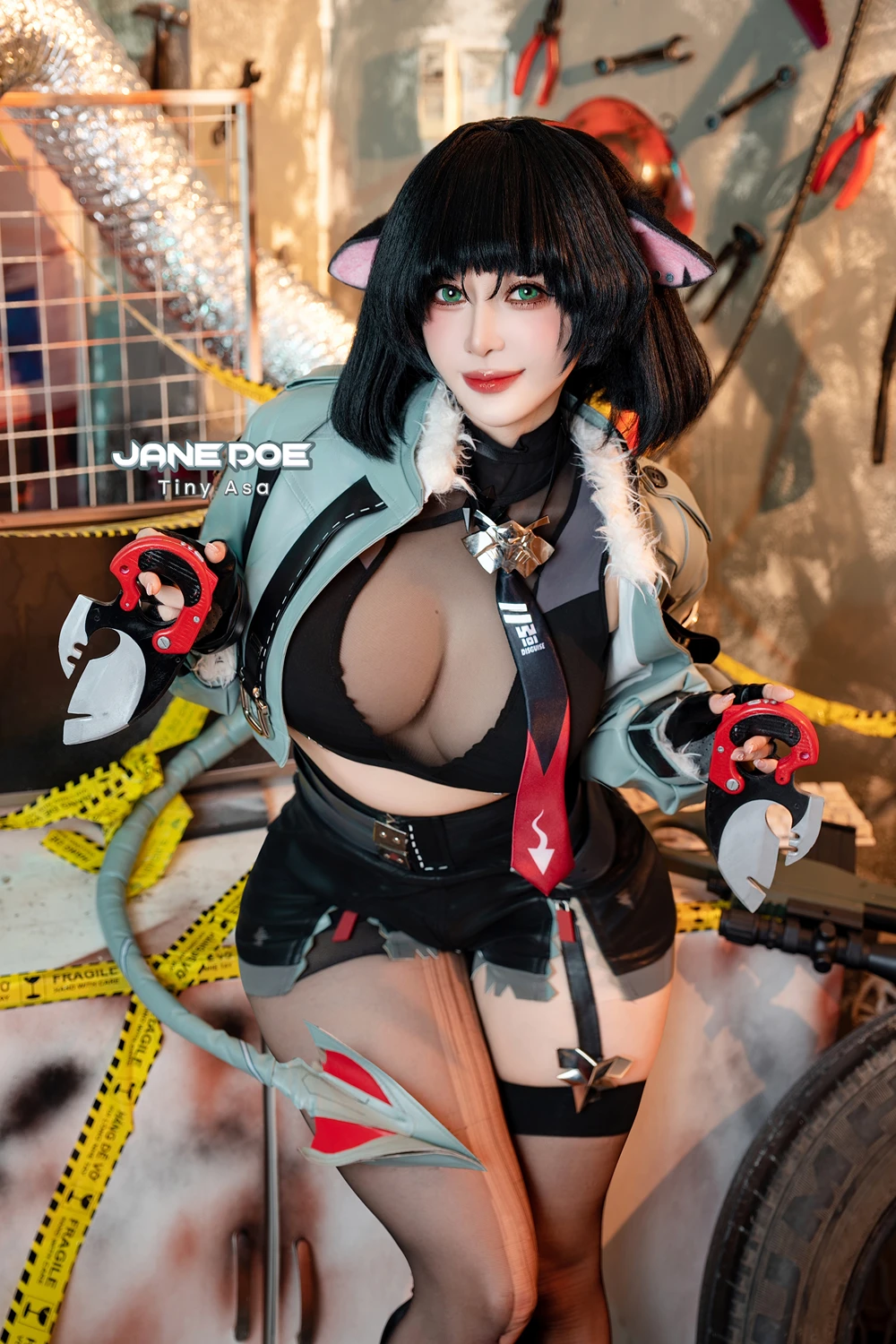 [Tiny Asa] Cosplay Tiny Asa – Jane Doe Zenless Zone Zero 绝区零 简·杜 45P - 第 7 张写真