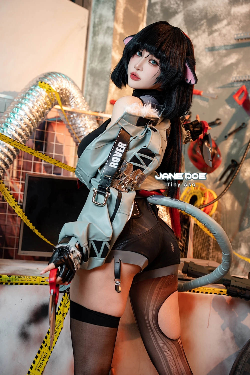 [Tiny Asa] Cosplay Tiny Asa – Jane Doe Zenless Zone Zero 绝区零 简·杜 45P - 第 8 张写真