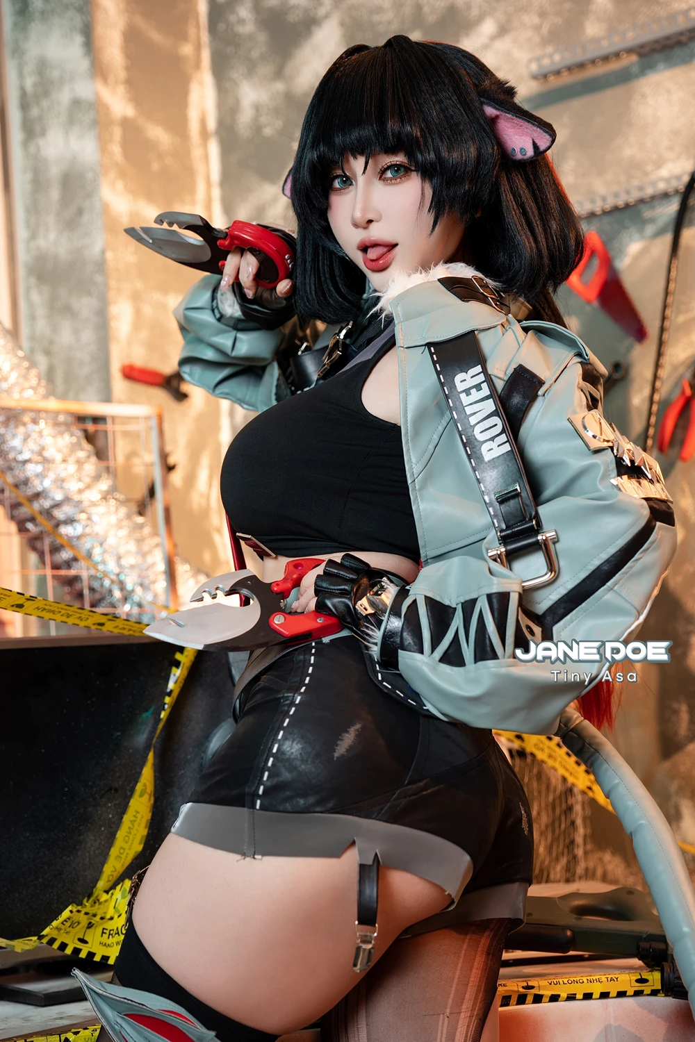 [Tiny Asa] Cosplay Tiny Asa – Jane Doe Zenless Zone Zero 绝区零 简·杜 45P - 第 9 张写真