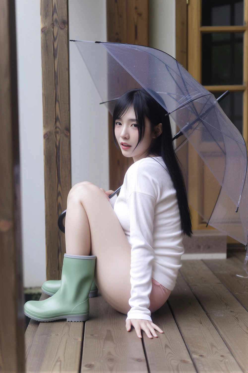 [MAXIM] Rinaモモリナ – MAXIM 「Wet In The Rain – OUTSIDE」 60P - 第 11 张写真