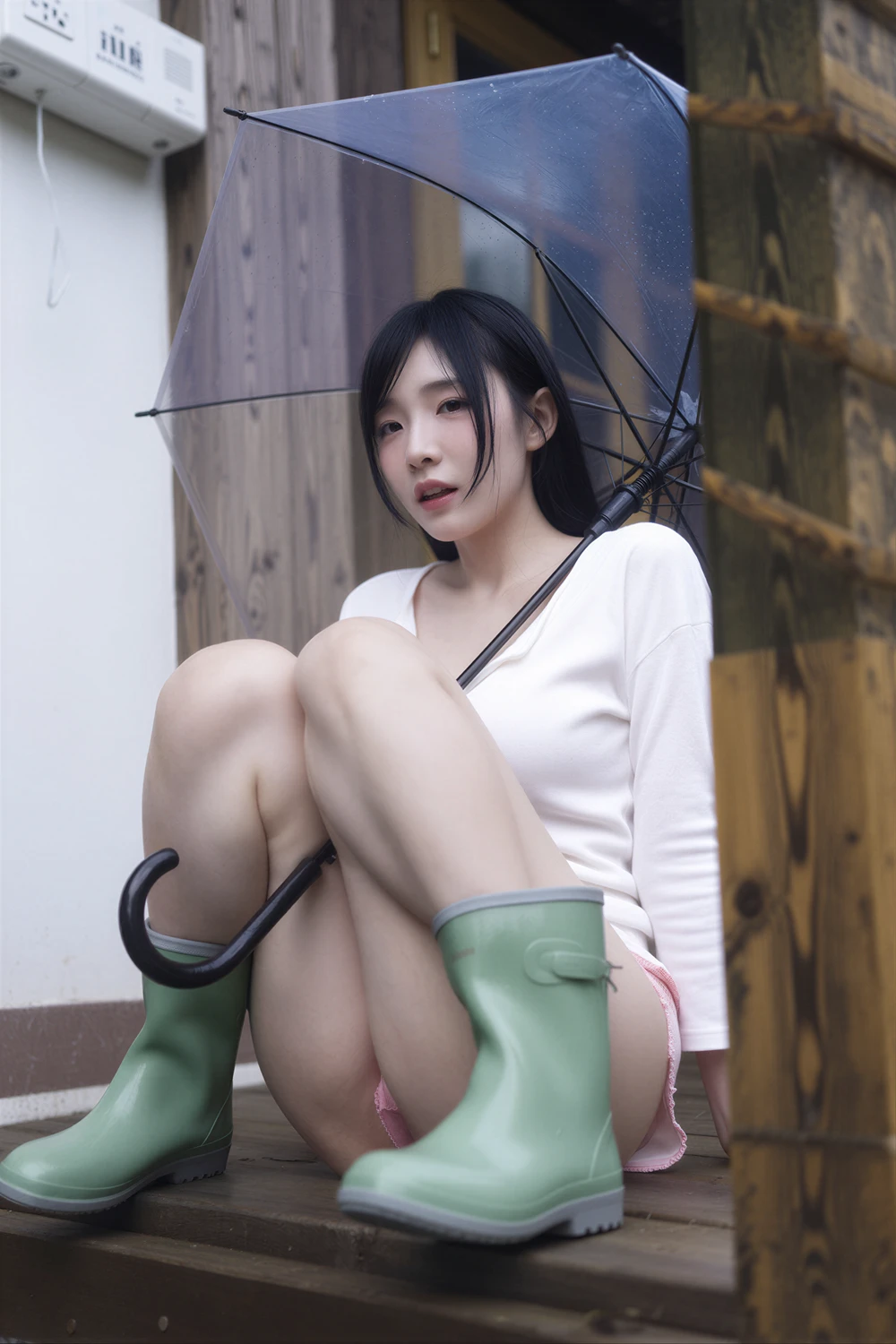 [MAXIM] Rinaモモリナ – MAXIM 「Wet In The Rain – OUTSIDE」 60P - 第 13 张写真