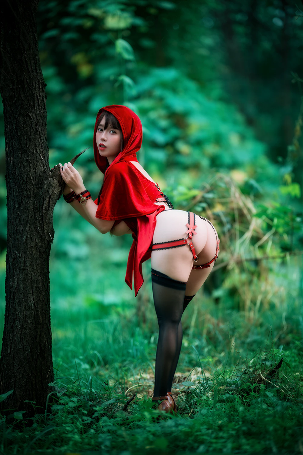 [DJAWA] DDiDDi – DJAWA 「Cheeky Red Riding Hood」 Vol.02 80P - 第 10 张写真