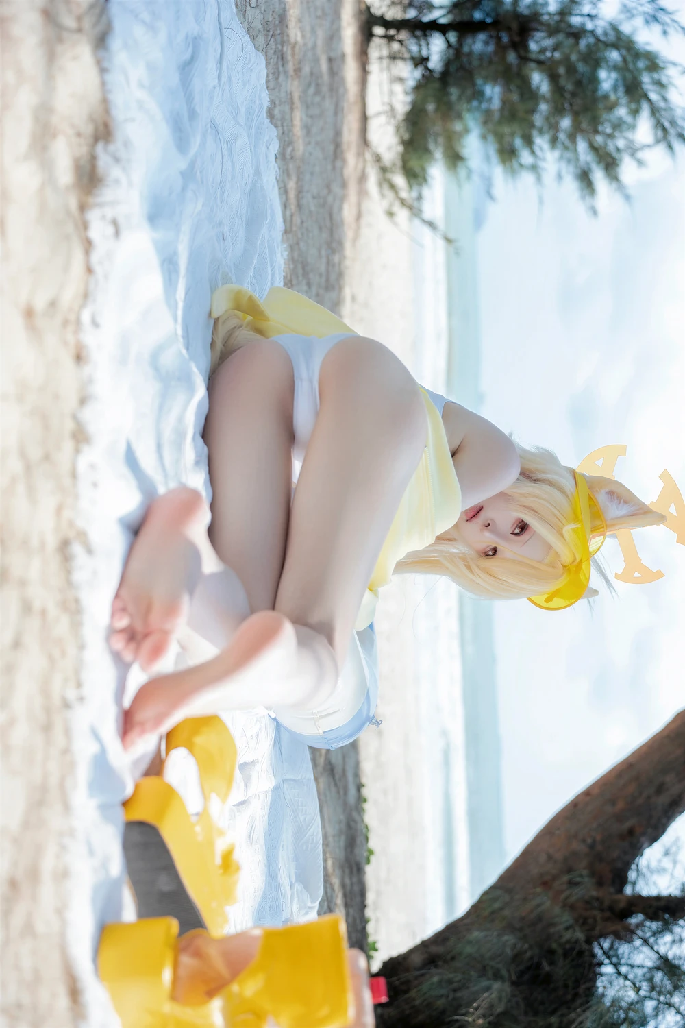 [矢量鱼] Cosplay 矢量鱼 – 蔚蓝档案 百合园圣娅 泳装 70P - 第 66 张写真