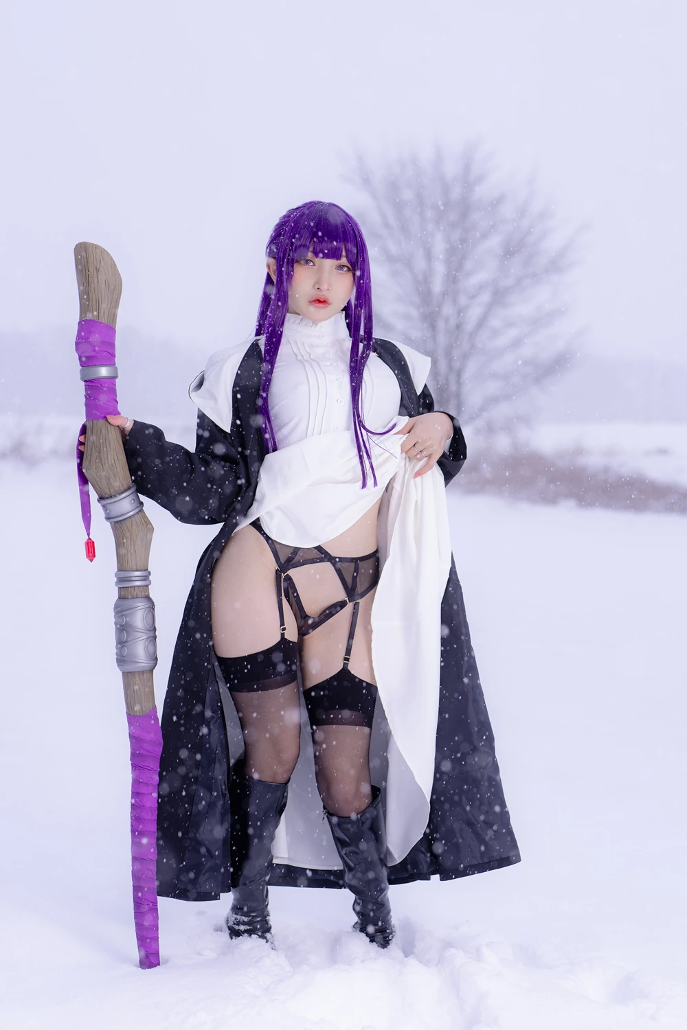 [Fantasy Factory] Cosplay Fantasy Factory 小丁 – 葬送的芙莉莲菲伦 75P - 第 5 张写真