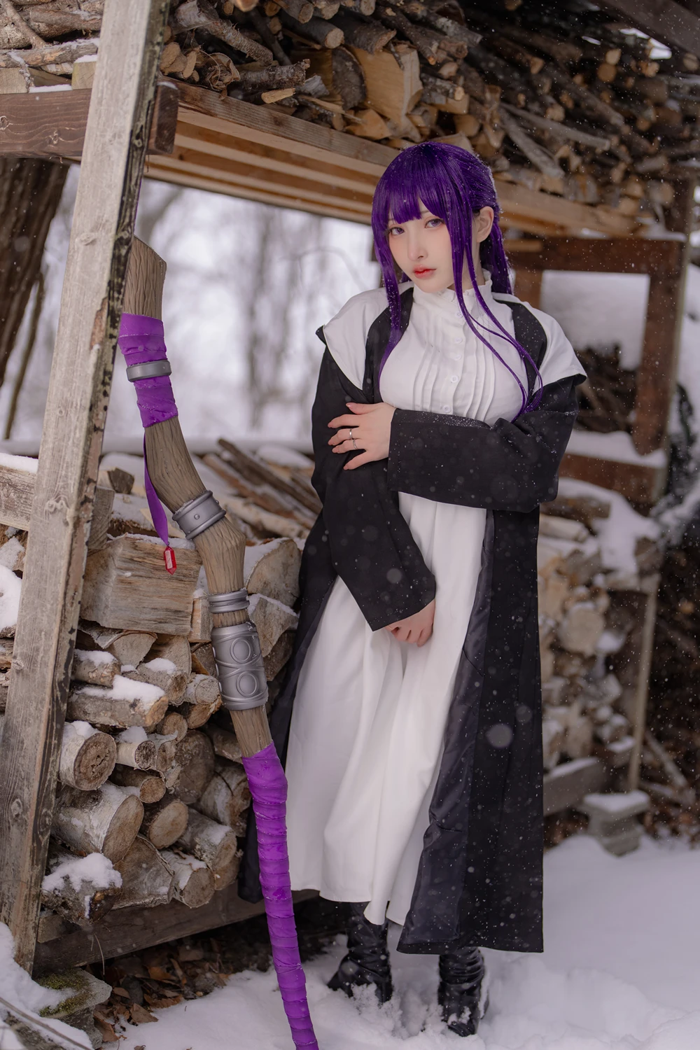 [Fantasy Factory] Cosplay Fantasy Factory 小丁 – 葬送的芙莉莲菲伦 75P - 第 21 张写真