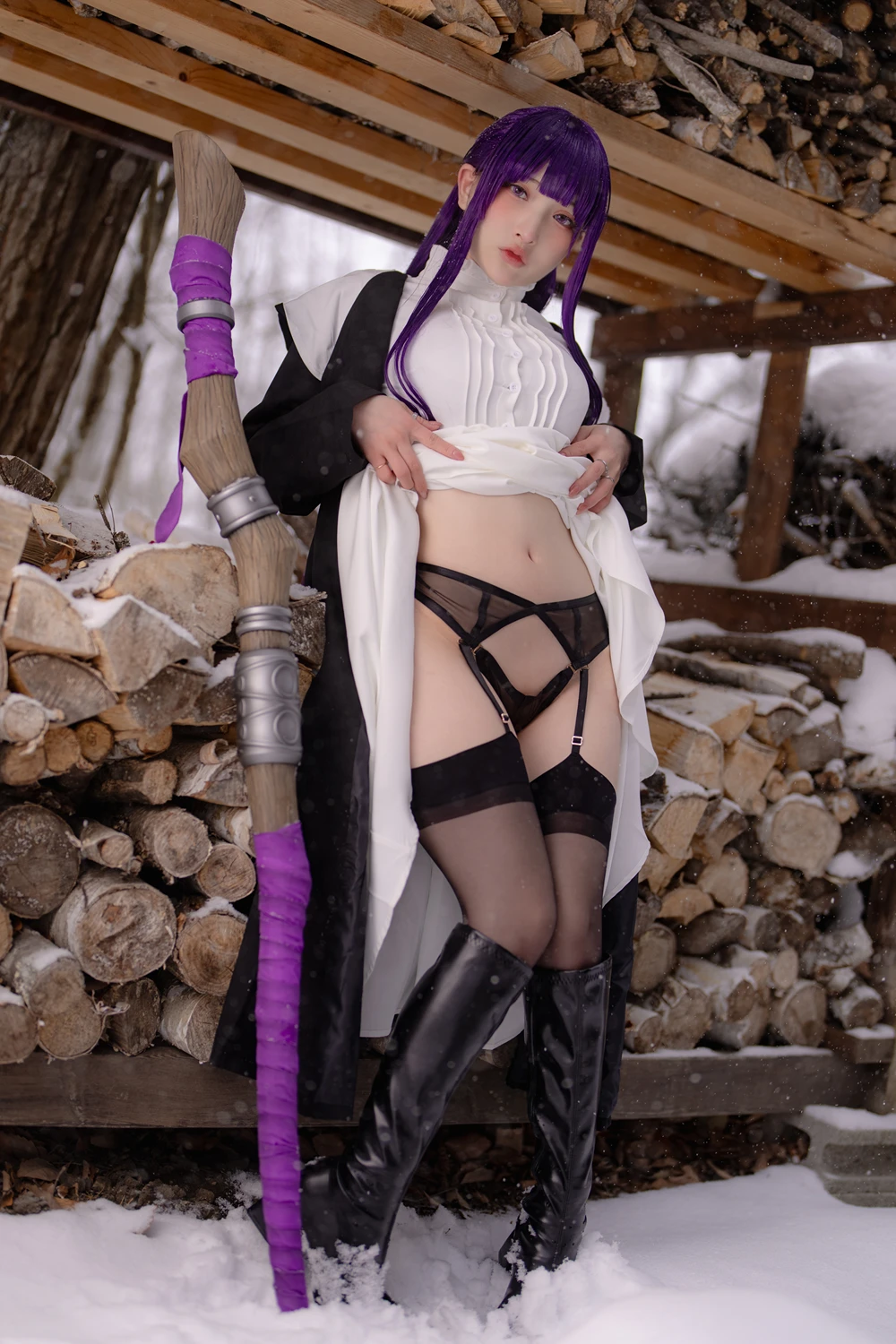 [Fantasy Factory] Cosplay Fantasy Factory 小丁 – 葬送的芙莉莲菲伦 75P - 第 23 张写真