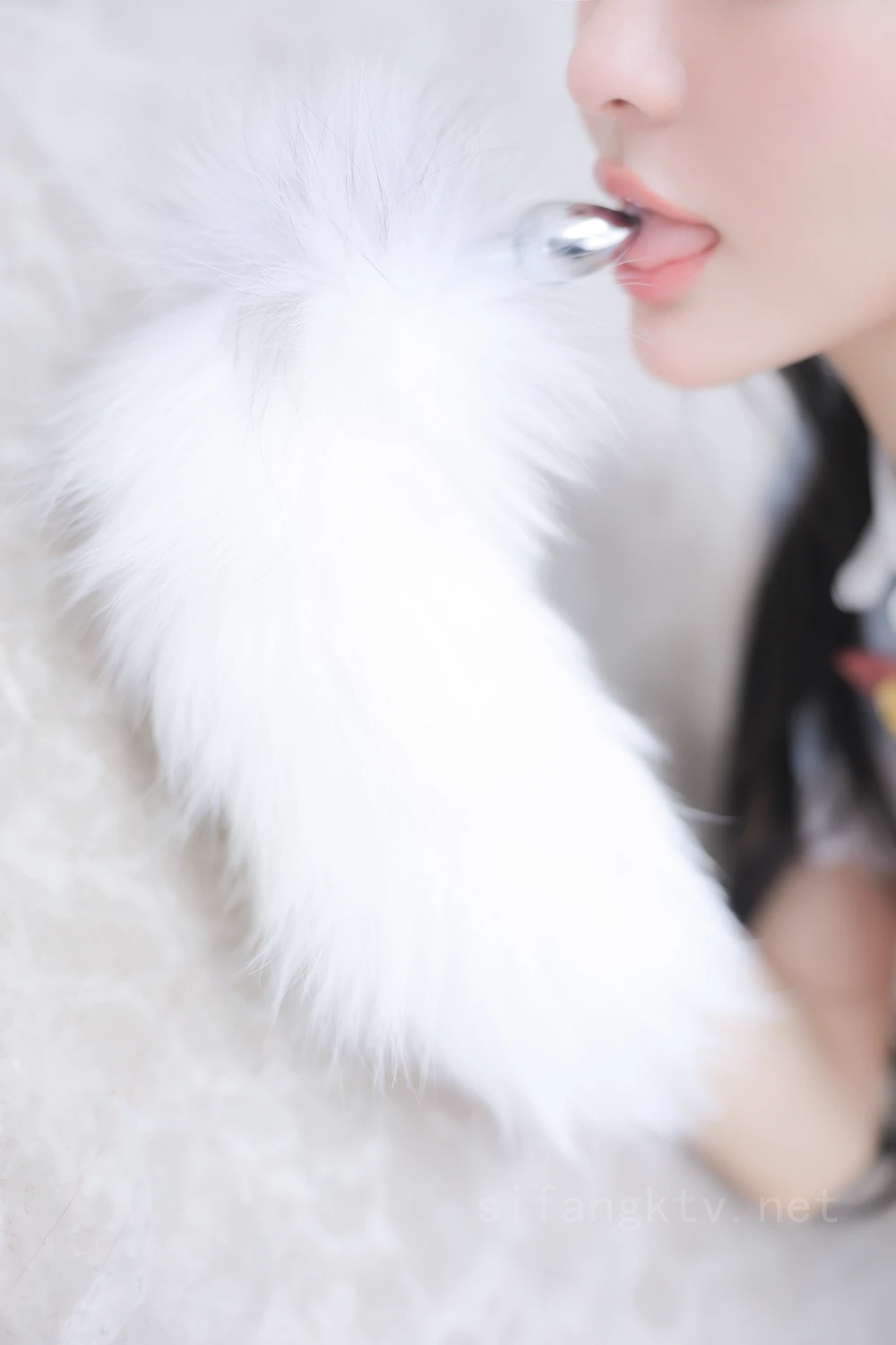 [XiuRen秀人网] 内购无水印 谢小蒽XieXiaoEn – 白丝小猫 90P - 第 40 张写真