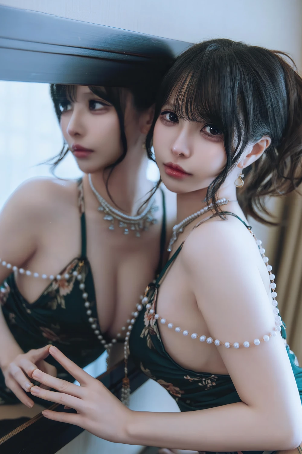 [魔理花] Cosplay 魔理花 – 2026新年 情趣旗袍 36P - 第 13 张写真