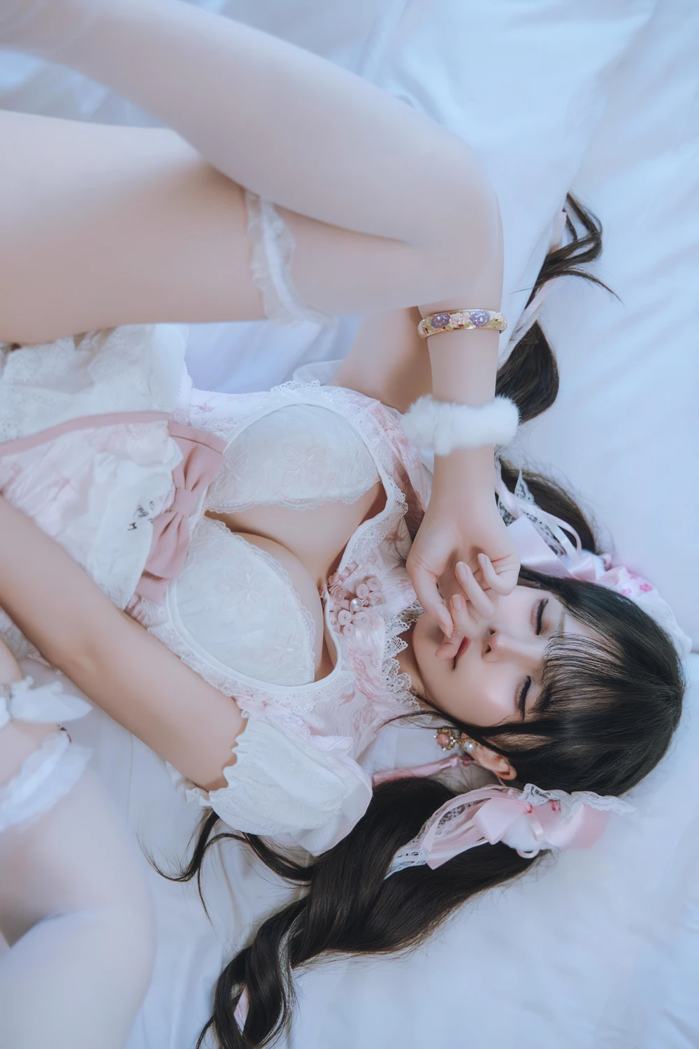 [魔理花] Cosplay 魔理花 – 2026新年 情趣旗袍 36P - 第 33 张写真