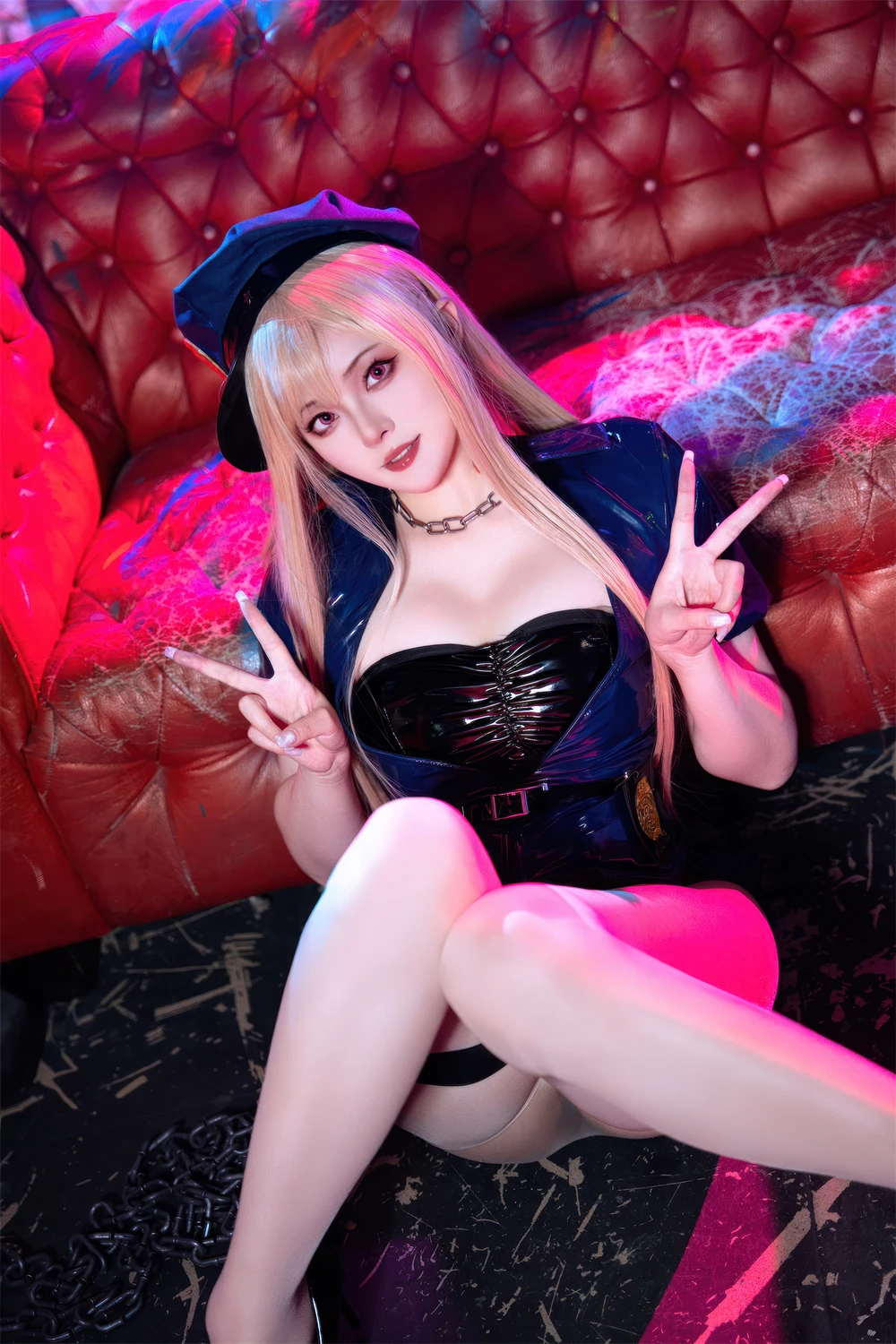 [Natsuko夏夏子] Cosplay Natsuko夏夏子 – 喜多川海梦女警 60P - 第 37 张写真