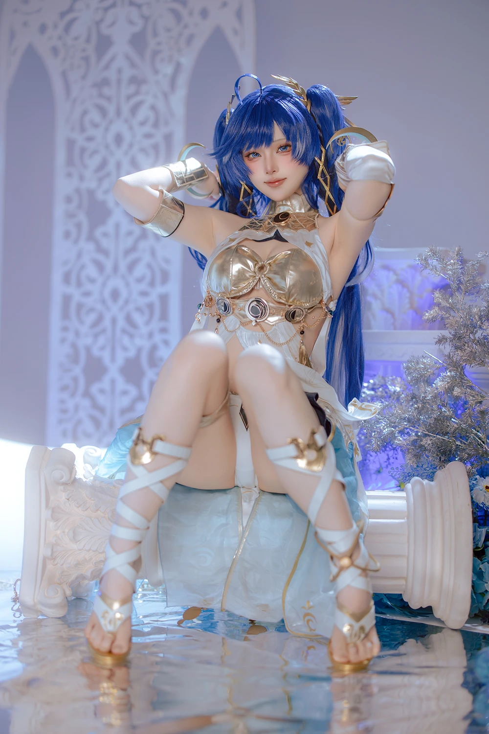 [屿鱼] Cosplay 屿鱼 – 鸣潮 尤诺 60P - 第 49 张写真
