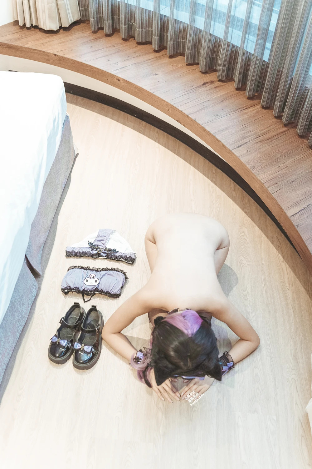 [慕慕Momo] Cosplay 慕慕Momo – 巨乳萝莉 酷洛米 Kuromi 70P - 第 54 张写真