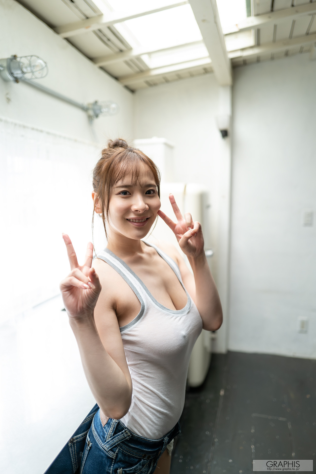 [Graphis] Himeka Iori 庵ひめか, [Graphis] Gals 「Voluptuous Lcup!」 Making 20P - 第 17 张写真